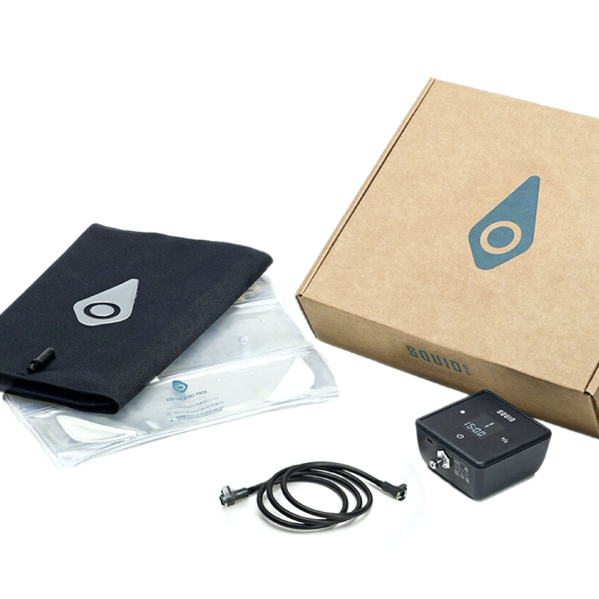 Squid Go Leg/Knee Active Cold Compression Therapy / Ice Cold Therapy Compress for Knee Pain Relief, Post Op Recovery, Arthritic Knee and Athletic Muscle and Joint Recovery.