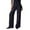 Black, variant on Women's Solid Color Casual Slimming Casual Pants Solid Color Commuting Pants Sagging Elastic Waist Wide Leg Pants