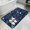 Blue, variant on Navy Blue Cartoon Space Bathroom Runner Rugs Non Slip Washable Absorbent Narrow Long Bath Mat Star Spacecraft Rocket Meteorite Runner Rugs for Kitchen Hallway Bedroom Laundry Study Room 19.7"x63"