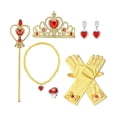 thumbnail image 6 of Little Girls Princess Dress Off Shoulder Belle Costume Halloween with Accessories, 6 of 8