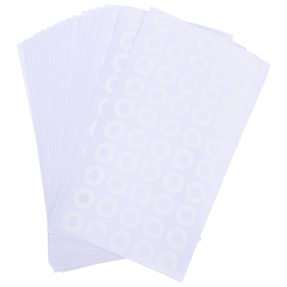 1000Pcs White Self Adhesive Hole Reinforcement Labels for School Office Use