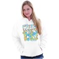 thumbnail image 3 of The Smurfs Cartoon Party Music Hoodie Sweatshirt Women Brisco Brands S, 3 of 4