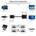 thumbnail image 3 of VGA to HDMI Adapter 1080P HD Audio TV AV HDTV Video Cable with Audio black, 3 of 4