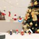 thumbnail image 4 of Adornos para árboles de Navidad - Decoraciones navideñas de granja rústica - Colgantes de madera, 4 of 4
