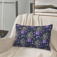 thumbnail image 5 of Daiia Lavender Flowers Bedding Waterproof Pillow Protector Zippered Queen – Bed Bug Proof Pillow Encasement-16"x24", 5 of 6