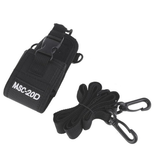 Nylon Belt Bag for Two Way Radio Holder Holsters with Adjustable Shoulder Strap