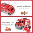 thumbnail image 3 of Kit de Desmontaje de Juguete REMOKING, Juguete Educativo de Automóvil para Niños y Niñas, Construye tu Propio Juguete de Automóvil Camión de Bomberos, Juego de Ensamblaje DIY con Herramientas y Taladr, 3 of 3