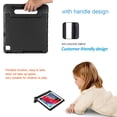 thumbnail image 6 of Allytechgroup Kids Case for iPad Pro 12.9 inch 2022/2021/2020/2018 (6th/5th/4th/3rd Generation) 12.9 Inch Tablet EVA Case with Rotating Kickstand Swivel Handle Shockproof Rugged Stand Cover, Black, 6 of 7