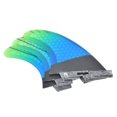 thumbnail image 2 of Three Fins Designed Fiberglass Surfboard Tail Fin, Outdoor Surfboard Tail Fin, 2PCS Side Fin+1PCS Middle Fin Stylish Designed For Surfboard Paddle Board, 2 of 8