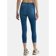 thumbnail image 4 of Time and Tru Women's Capri Jeggings, Sizes XS-XXXL, 4 of 5