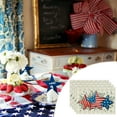thumbnail image 2 of Dmlowu 4th of July Decorations Placemats Heat Proof Table Mats Memorial Day Decorations Non Slip Outdoor Placemats for Restaurants Dining Table Party Travel, 2 of 6