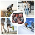 thumbnail image 4 of Pofeuu Rose Flowers Print Men’s Boxer Briefs, Moisture-Wicking Underwear, Regular,Trunk-Small, 4 of 5
