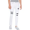 thumbnail image 1 of I.N.C Jeans Skinny Fit Cloutés pour Hommes, Blanc, 34W x 32L, 1 of 1