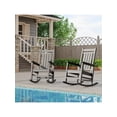 thumbnail image 2 of Bingirl 1 - Pack HDPE Oversized Rocking Chairs for Home Garden: All - Weather Resistant Poly Plastic Rockers with High Back, Heavy - Duty Patio Rocking Chairs for Outside, 2 of 8