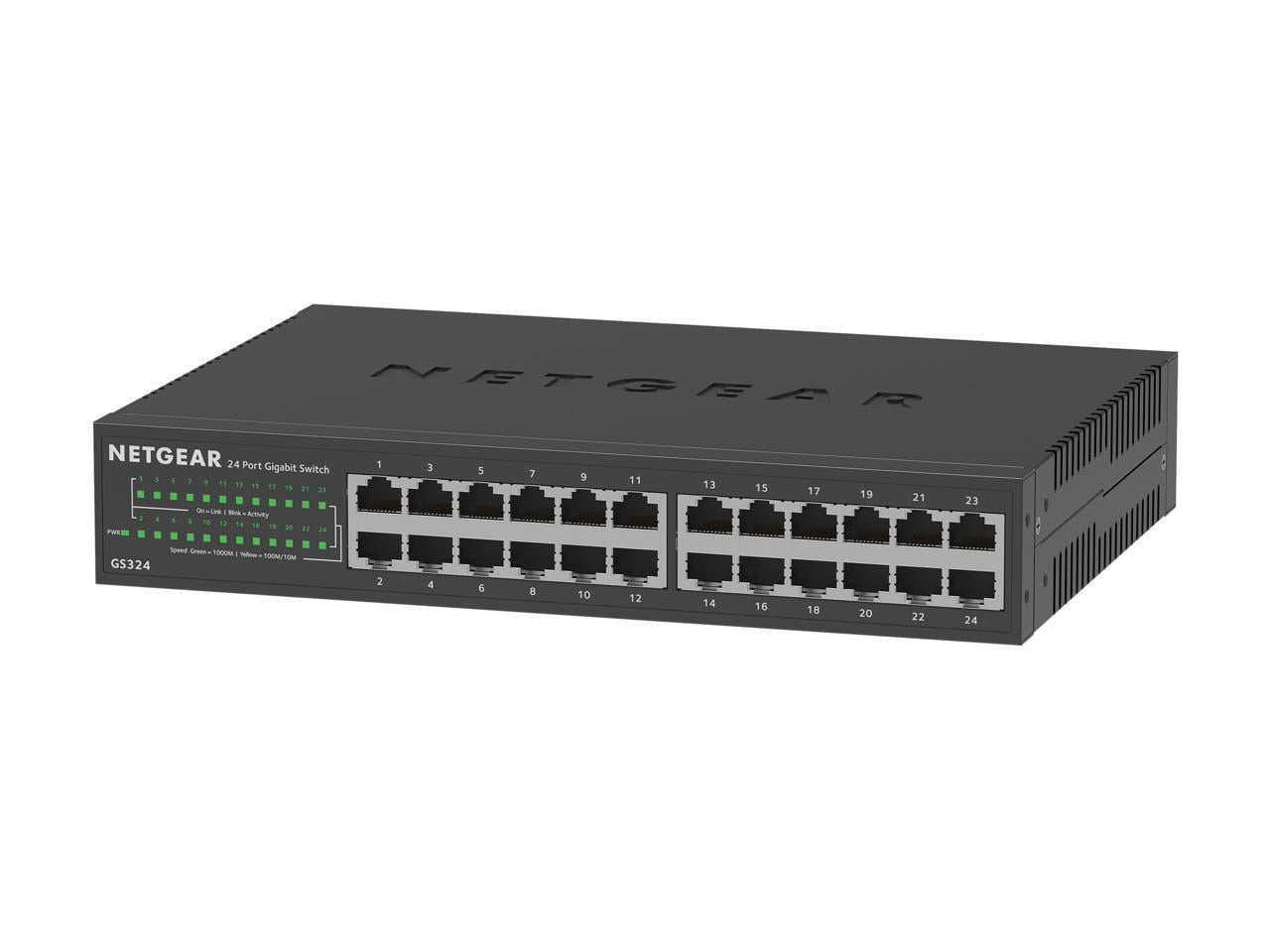 NETGEAR 24-Port Gigabit Ethernet Unmanaged Switch (GS324)