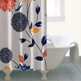 thumbnail image 4 of Pioneer Flower Floral Print Pattern Shower Curtain 36"x72" ,Bathroom Decorative Shower Curtains Set with 12 Hooks,Modern Waterproof Washable Shower Curtain, 4 of 6