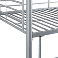 thumbnail image 5 of Pemberly Row Twin Over Twin Metal Bunk Bed in Silver, 5 of 5