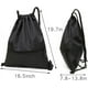 thumbnail image 3 of Mochila con cordón, impermeable, con bolsillo con cremallera, para gimnasio, natación, para hombres y mujeres., 3 of 7