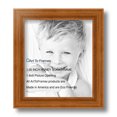 thumbnail image 2 of ArtToFrames 8" x 9" Honey Picture Frame, 8x9 inch Brown Wood Poster Frame (WOM-4097), 5 Pack, 2 of 8