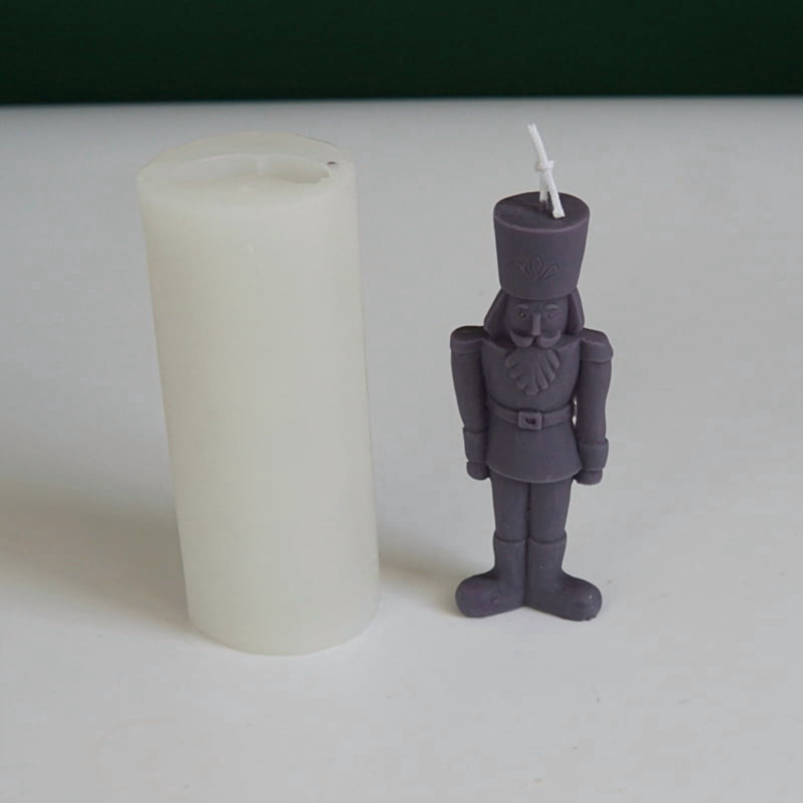 3D Candle Mold Silicone King Craft Mould Human Shape Molds Handmade Supplies for DIY Candle Soap Plaster Making Moulds Accessory