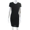 Pre-owned|Jill Jill Stuart Womens Short Sleeve Zip Closure Ruched Detail Mini Dress Size M