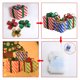 thumbnail image 4 of Zimtown Pack de 3 Decoraciones Navideñas, 3pzas 60 Luces, Malla para Polvo, Caja de Regalo con Lazo Serpentina, 4 of 9