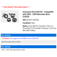 thumbnail image 2 of Accessory Drive Belt Kit - Compatible with 2006 - 2009 Mercedes-Benz CLK350 - Gates, 2 of 2
