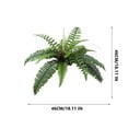 thumbnail image 3 of Realistic Large Artificial Fern Leaves for Wall Decor - Faux Greenery Plants, No Maintenance Plastic Fake Ferns for Home Office Floral Arrangements, Durable Year-Round Decorative Foliage, 3 of 6