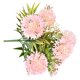 thumbnail image 3 of Worallymy Ramo de flores artificiales de 6 cabezas Bola de simulación Ramo de flores Hogar Plástico Decoración floral falsa Rosa claro Worallymy JD735804259, 3 of 7