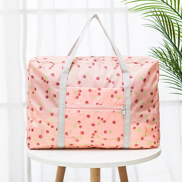 Bolso de fin de semana informal para mujer, bolsas de lona de viaje de gran capacidad para viajes cortos femeninos