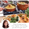 thumbnail image 3 of Rachael Ray Cucina Non-stick Cookware Pots and Pans Set, 12 Piece, Pumpkin Orange, 3 of 7