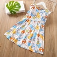 thumbnail image 5 of Aoujea Up to 50% off Clothes for Teen Girls Summer Toddler Baby Girls Sleeveless Dress Graphic Print Children's Clothing, 5 of 5