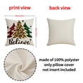 thumbnail image 5 of Fundas de almohada con diseño de cascanueces de Feliz Navidad, decoración para sofá, decoración de NavidadB4PCS, 5 of 5