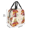 thumbnail image 3 of Easygdp Frog Sitting On Mushroom Bolsa Térmica Premium - Tela Oxford Impermeable, Gran Capacidad, Bolsillo Frontal, Unisex para Trabajo, Escuela, Actividades al Aire Libre y Picnics, 3 of 8