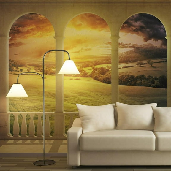 Tiptophomedecor Landscape Wallpaper Wall Mural - Dream About Magical Fields