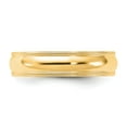 thumbnail image 3 of 14k Yellow Gold 5mm Milgrain Half Round Comfort Fit Wedding Band Size 6.5 MC050, 3 of 5