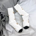 thumbnail image 5 of Vsdgher Rabbit Blowing Dandelions Crew Socks for Men & Women, Breathable Casual Athletic Ankle Socks, 5 of 6