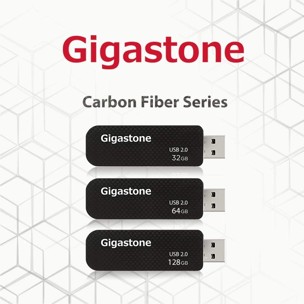 Gigastone USB 3.0 Flash Drive 64GB, 2 Pack (2x64GB)