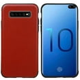 thumbnail image 3 of GSA Thin Leather Hybrid Case for Samsung S10 Plus (6.4") - Red, 3 of 4