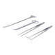 thumbnail image 3 of 4 in 1 Aquarium Aquascape Tools Kit Aluminium Alloy for Fish Tank Plant Cleaning, 3 of 5
