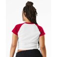 thumbnail image 3 of BELLA + CANVAS - Women's Micro Rib Raglan Baby Tee, 3 of 6