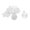 Silver White, variant on EHJRE 10sets 25mm Blank Round Base Setting DIY Cabochon White