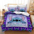 thumbnail image 1 of Disney Lilo & Stitch 3d Pattern Duvet Cover Set Pillowcase Bedding Set Single Double Twin Full Queen King Size for Bedroom Decor240x220cm 3pcs Gao Jinjia LED, 1 of 2