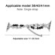 thumbnail image 2 of Aplicable a Apple S8 correa de reloj perla acero inoxidable metal iwatch se correa pulsera correa de metal, 2 of 5