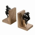thumbnail image 3 of Hi-Line Gift Ltd. Resin Thinker Bookend Set of 2 Home Decor Shelf Display, 3 of 7