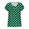 thumbnail image 7 of Uaswgudfs ​Elegant Polka Dot Women's Blouses for Summer​ - V-Neck Short Sleeve with Button Accents & Lightweight Fabric, 7 of 7