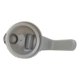 thumbnail image 2 of Wide Mouth Mason Jar Pour Spout Lid Leak Proof Mason Jar Flip Cap Lid with Handle Gray, 2 of 5