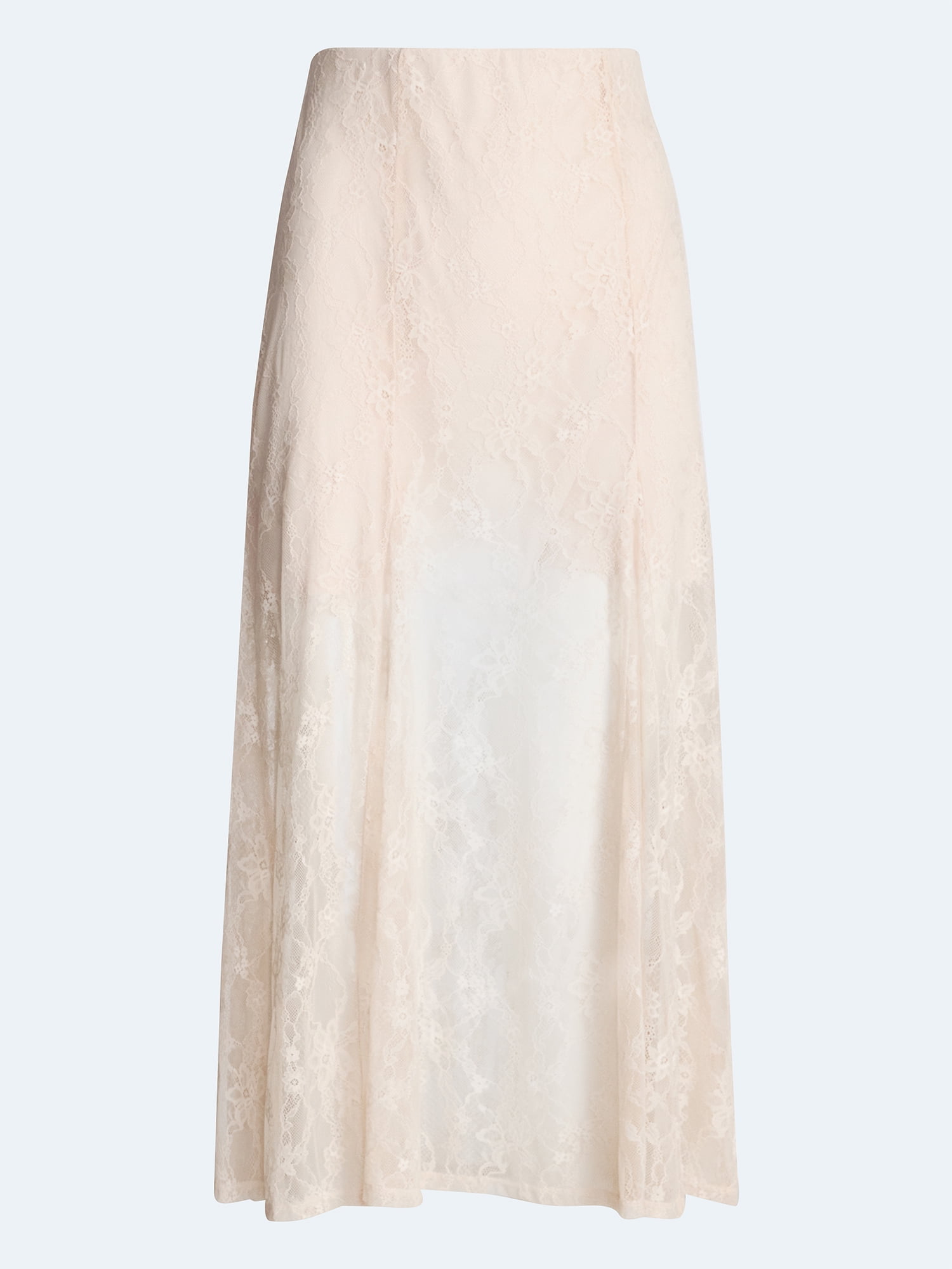 Devil Wears Prada Scoop Collection Women's Lace Maxi Skirt, Sizes XS-XXL