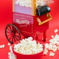 thumbnail image 3 of Popcorn Maker: Retro Hot Air Popcorn Machine, Miniature Trolley Look, 1,200 Watts (Hot Air Popcorn Maker), 3 of 6