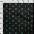 thumbnail image 2 of oneOone Viscose Chiffon Fabric Leaves & Floral Block Print Fabric BTY 42 Inch Wide, 2 of 5